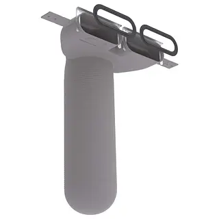 Zehnder CLRF / Flat 51 Z roosterbox, met dubbele aansluiting