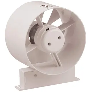 Nedco buisventilator met timer PV120T ø120mm, kunststof, wit