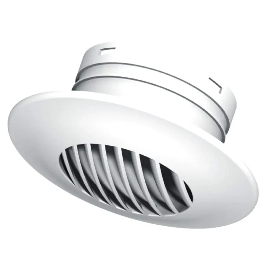 Burgerhout Hybalans+ af-/toevoerventiel, Turn, rond 125 mm kunststof wit