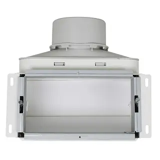 Vent-Axia Uniflexplus+ geïsoleerde muurcollector boven 1x ø90 mm 200x100 mm (VGMCBK 90)