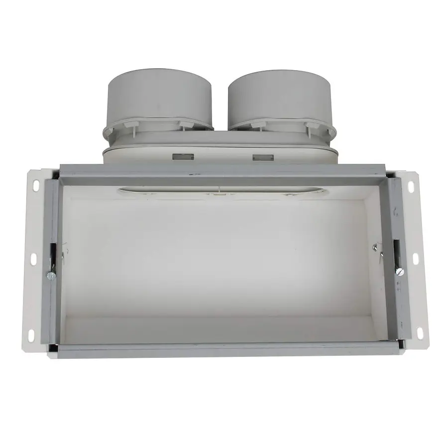 Vent-Axia Uniflexplus+ geïsoleerde muurcollector boven 2x ø90 mm 300x150 mm (VGMCBG 290)