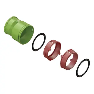 Ubbink Air Excellent AE48c ventieladapter, voor DB200/DB800 serie
