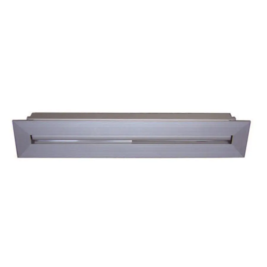 Zehnder Lamina lijnrooster, l= 400 mm, aluminium