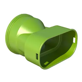 Ubbink Air Excellent AE35sc ventieladapter, voor DB200/DB800 serie