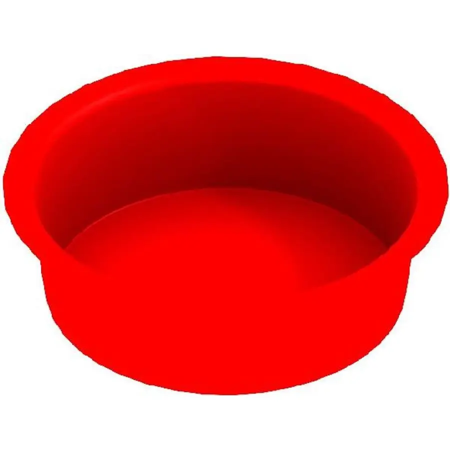 Burgerhout Hybalans+ stofdop rond 75 mm kunststof rood