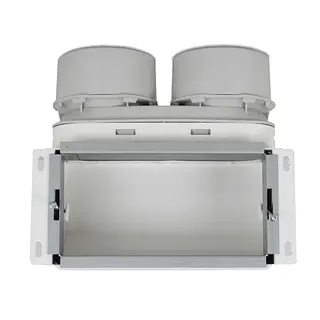 Vent-Axia Uniflexplus+ wandcollector boven 2x ø90 mm 200x100 mm (VMCB 290)