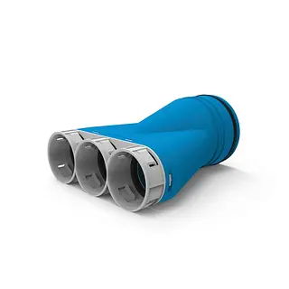 Vent-Axia Uniflexplus+ verloop ø125 mm 3x ø69 mm (VOS 125 69)