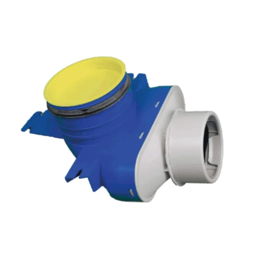 Vent-Axia Uniflexplus+ ventielcollector 1x Ø90-125 mm, 90°, lang, zonder huls