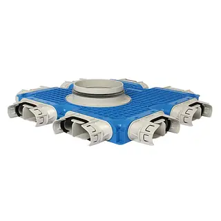 Vent-Axia Uniflexplus+ instortverdeler 8x 132x52 mm tuit ø160 mm (VTVG 132 160)