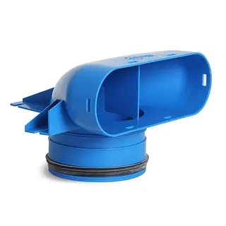 Vent-Axia Uniflexplus+ verloop ø125 mm ovaal verticaal (VADP 125 V)