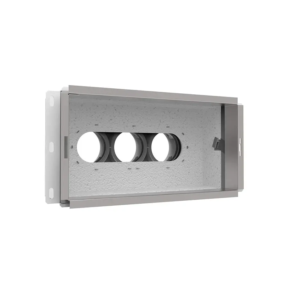 Vent-Axia Uniflexplus+ geïsoleerde muurcollector achter 3x ø69 mm 300x150 mm (VGMCAG 69)