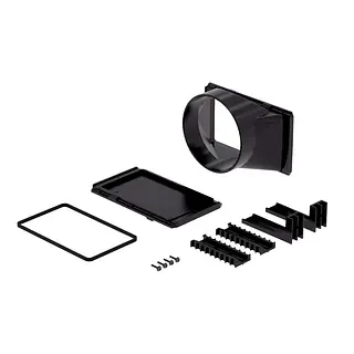 Zehnder ComfoCube Flex set, 1 blindplaat, 1 aansluitplaat, 160 mm