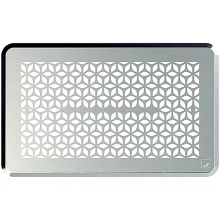 Zehnder ComfoGrid Bologna CLD ventilatierooster, 260 mm, 160 mm, 1x 90 mm, rvs