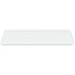 Zehnder ComfoGrid Bologna CLF ventilatierooster, 340 mm, 130 mm, 50 m3/u, wit