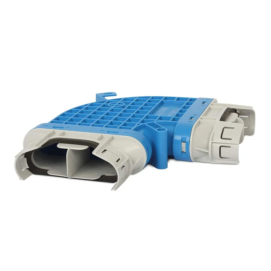 Vent-Axia Uniflexplus+ bocht 90°, horizontaal, voor flexibele slang 132 x 52 mm (VHB 90 132)