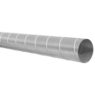 R-Vent spiro buis 160 mm, l= 2 meter, wanddikte= 0,5 mm, sendzimir verzinkt