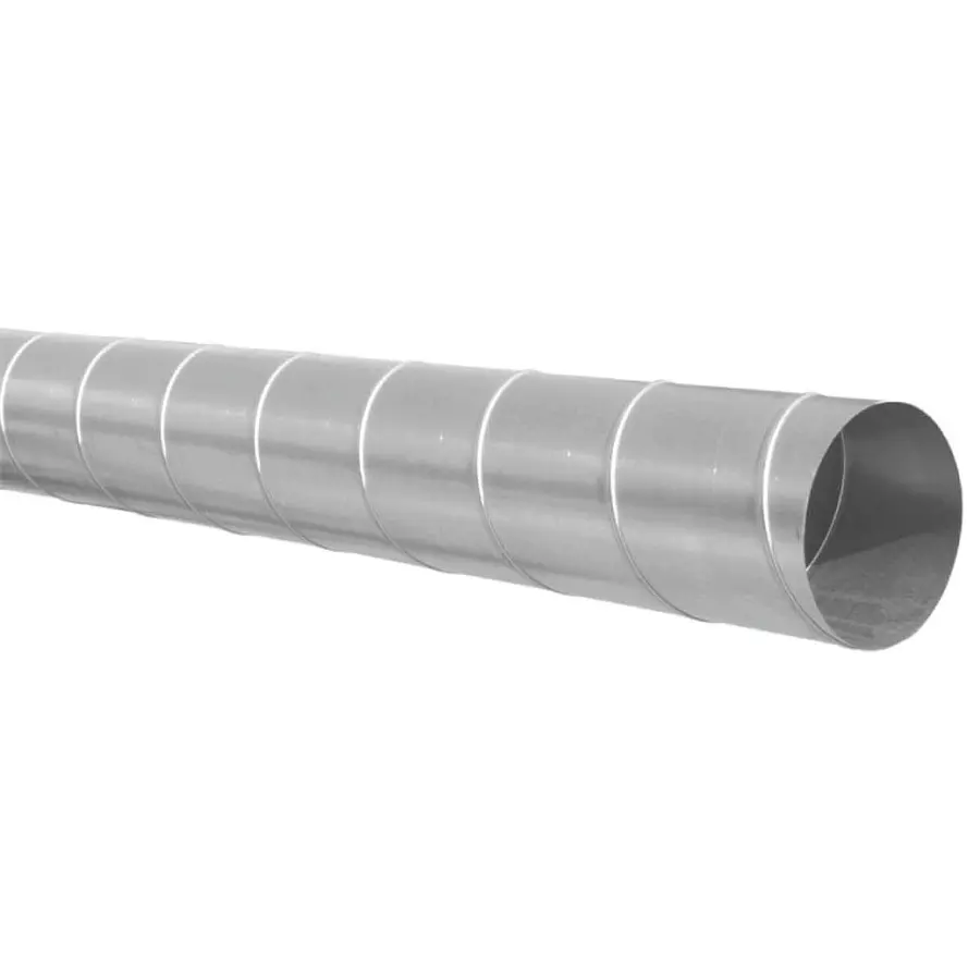 R-Vent spiro buis 160 mm, l= 2 meter, wanddikte= 0,5 mm, sendzimir verzinkt