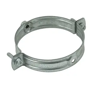 R-Vent spiro beugel 80 mm, zonder rubberen inlage, sendzimir verzinkt