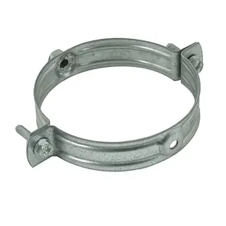 R-Vent spiro beugel 100 mm, zonder rubberen inlage, sendzimir verzinkt