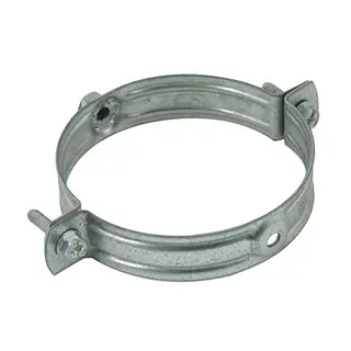 R-Vent spiro beugel 150 mm, zonder rubberen inlage, sendzimir verzinkt