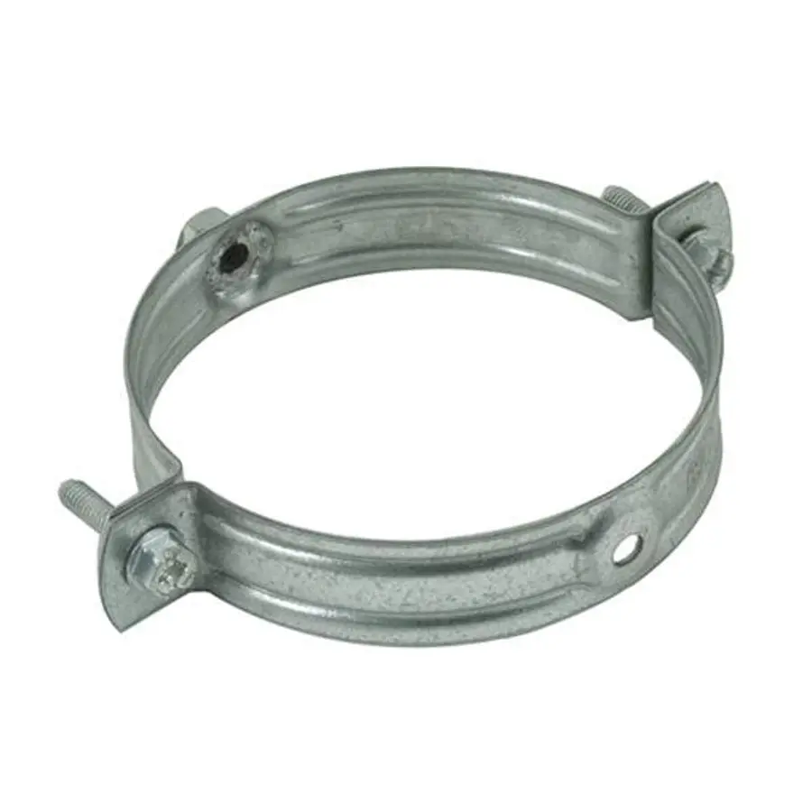 R-Vent spiro beugel 160 mm, zonder rubberen inlage, sendzimir verzinkt