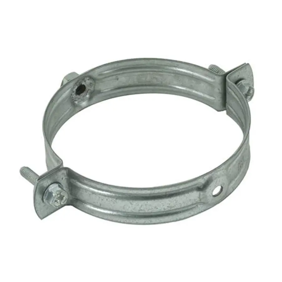 R-Vent spiro beugel 250 mm, zonder rubberen inlage, sendzimir verzinkt