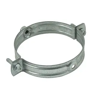R-Vent spiro beugel 180 mm, zonder rubberen inlage, sendzimir verzinkt