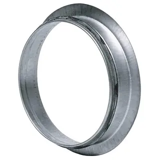 R-Vent spiro safe zadelstuk vlak 200 mm, sendzimir verzinkt
