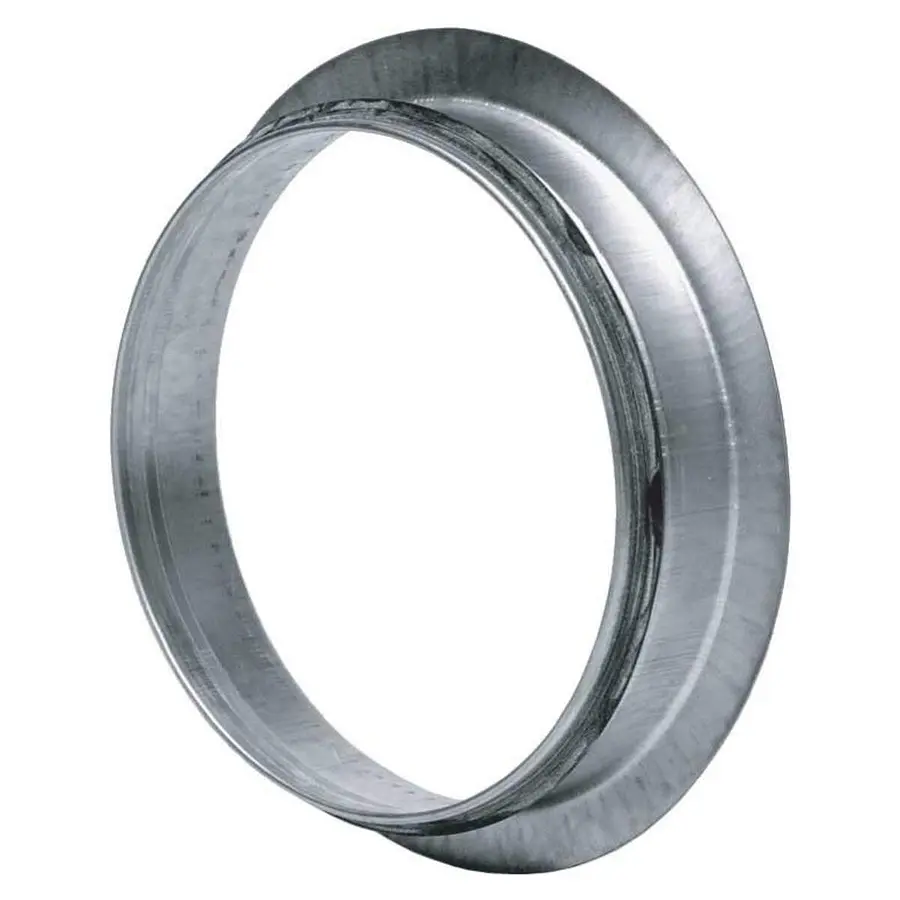 R-Vent spiro safe zadelstuk vlak 125 mm, sendzimir verzinkt