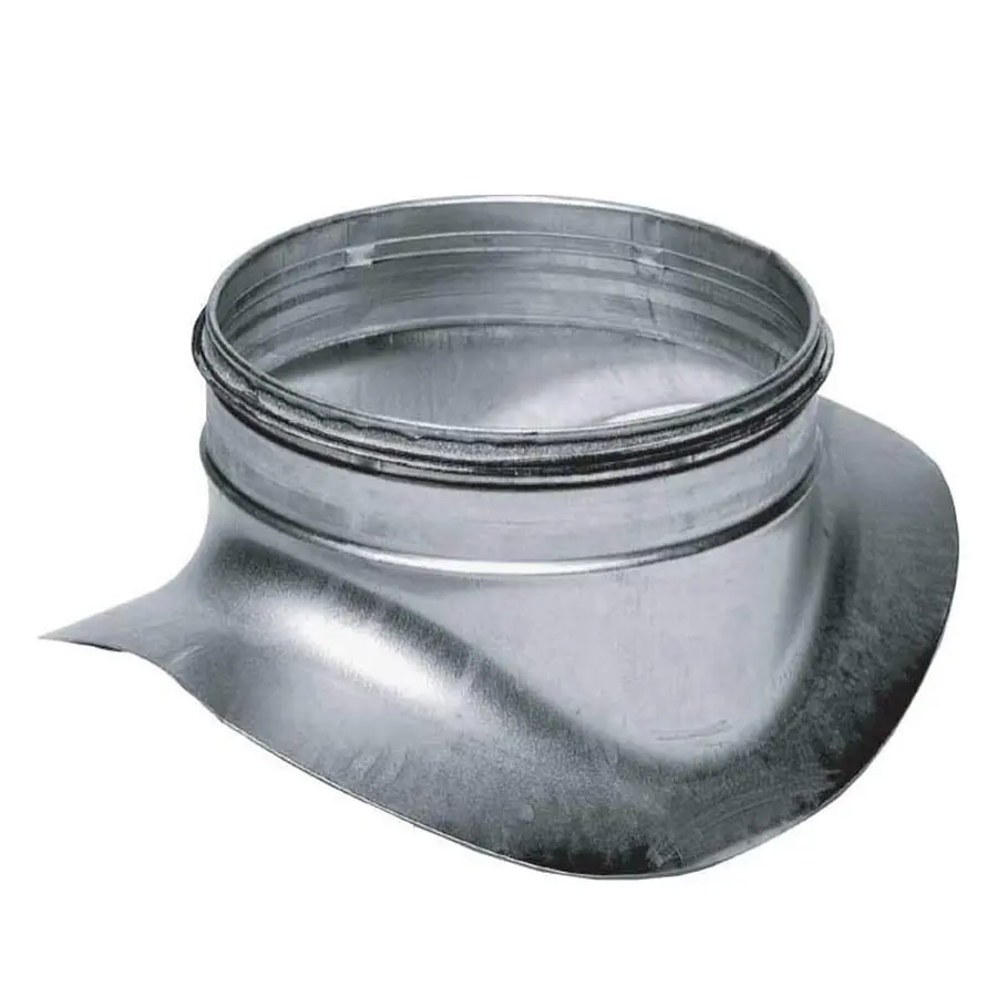R-Vent spiro safe zadelstuk 100 mm, 150-160 mm, sendzimir verzinkt