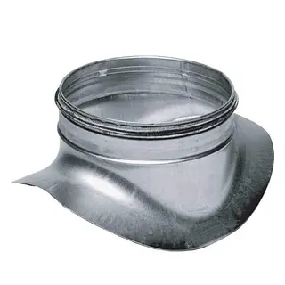 R-Vent spiro safe zadelstuk 125 mm, 140-160 mm, sendzimir verzinkt