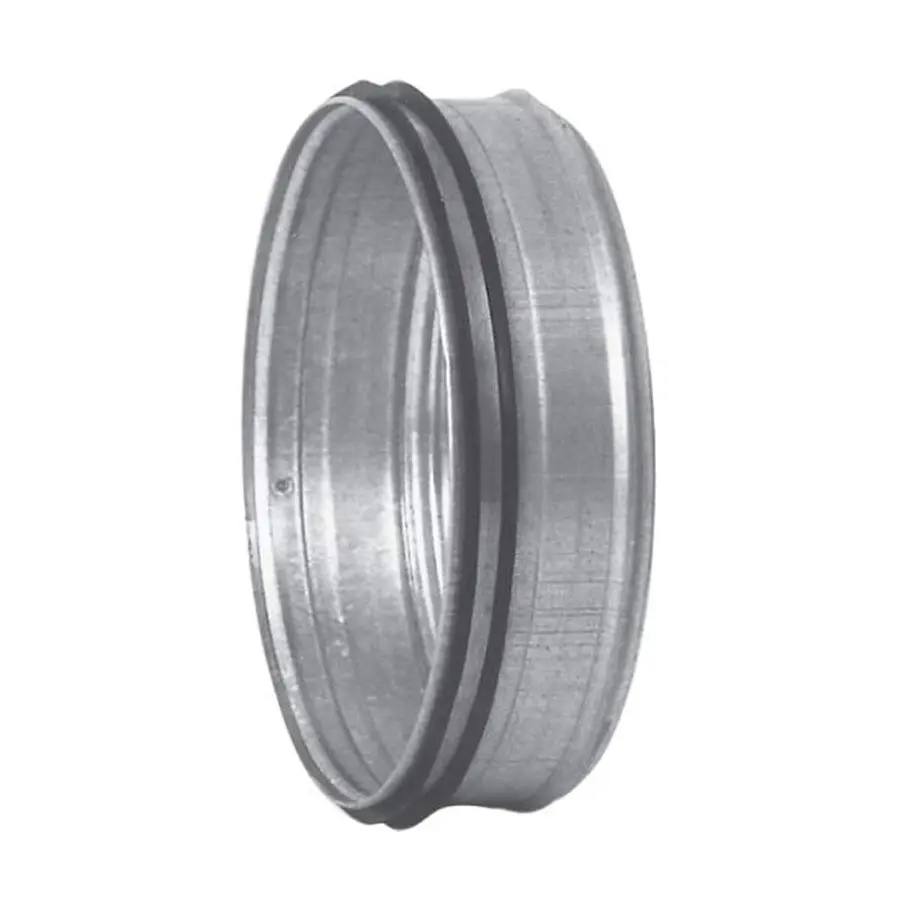 R-Vent spiro safe buisdeksel 150 mm, met rubber, sendzimir verzinkt