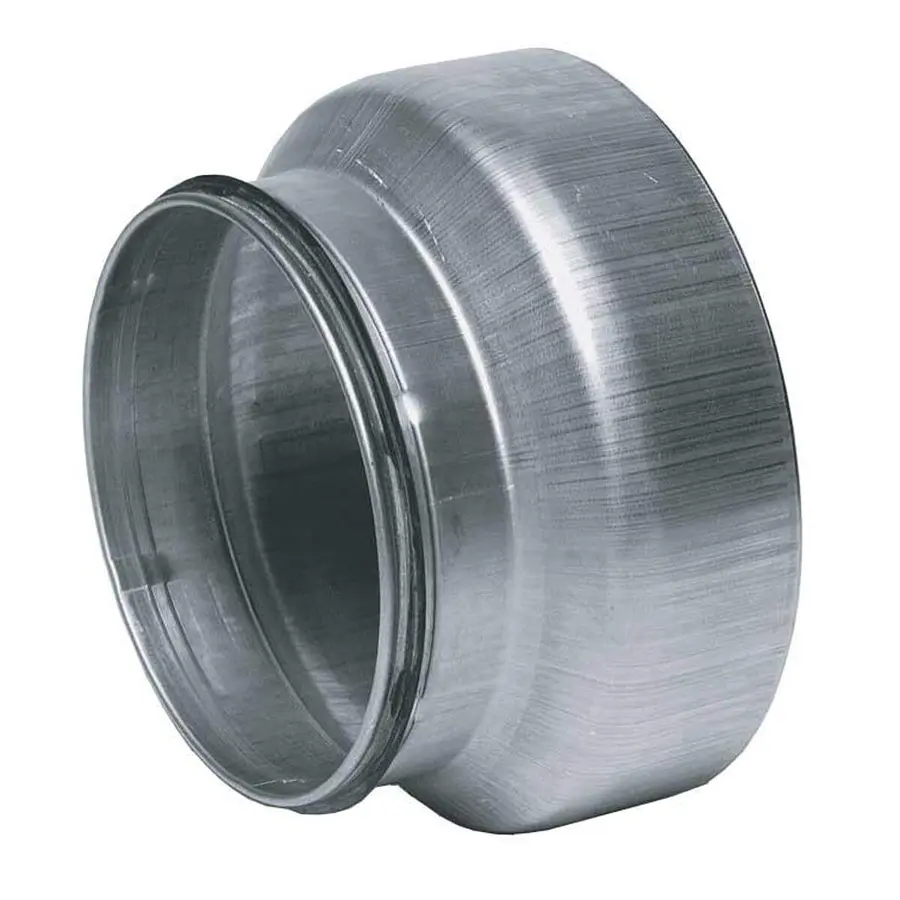 R-Vent spiro safe verloopstuk 150-125 mm, sendzimir verzinkt