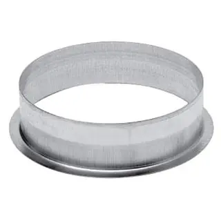 R-Vent spiro zadelstuk vlak 160 mm, h=65 mm, sendzimir verzinkt