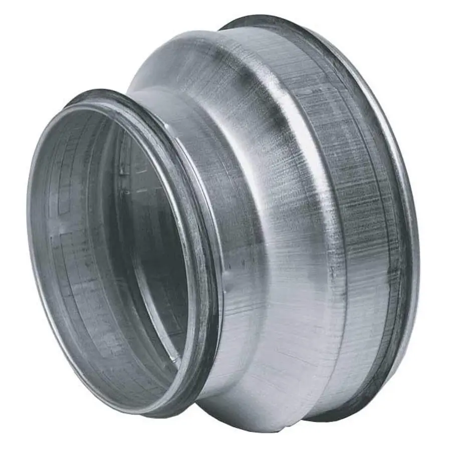 R-Vent spiro safe verloopstuk 300-200 mm, sendzimir verzinkt