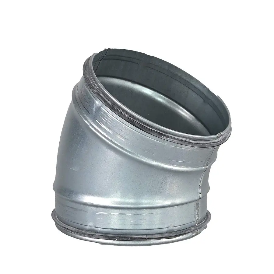 R-Vent spiro safe gladde bocht, 200 mm, 30°