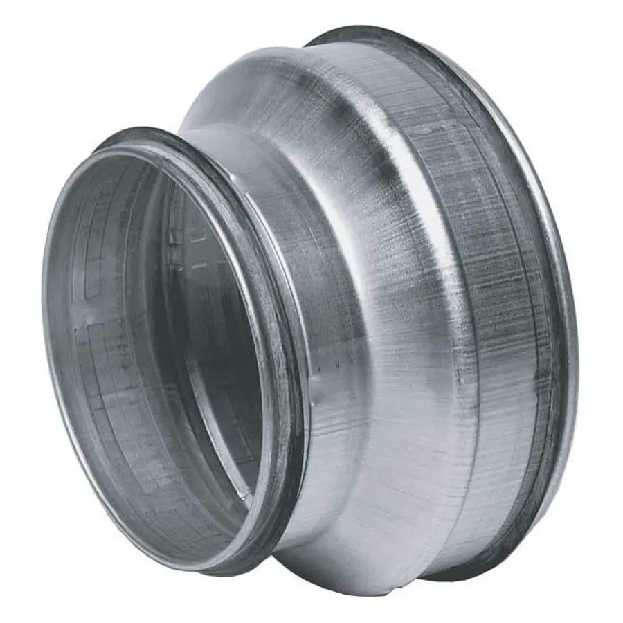 R-Vent spiro safe verloopstuk 180-160 mm, sendzimir verzinkt