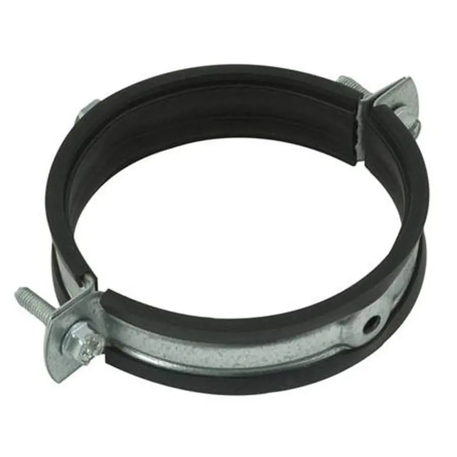 R-Vent spiro beugel 315 mm, met rubberen inlage, sendzimir verzinkt