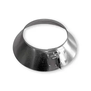 R-Vent spiro stormkraag 250 mm, sendzimir verzinkt