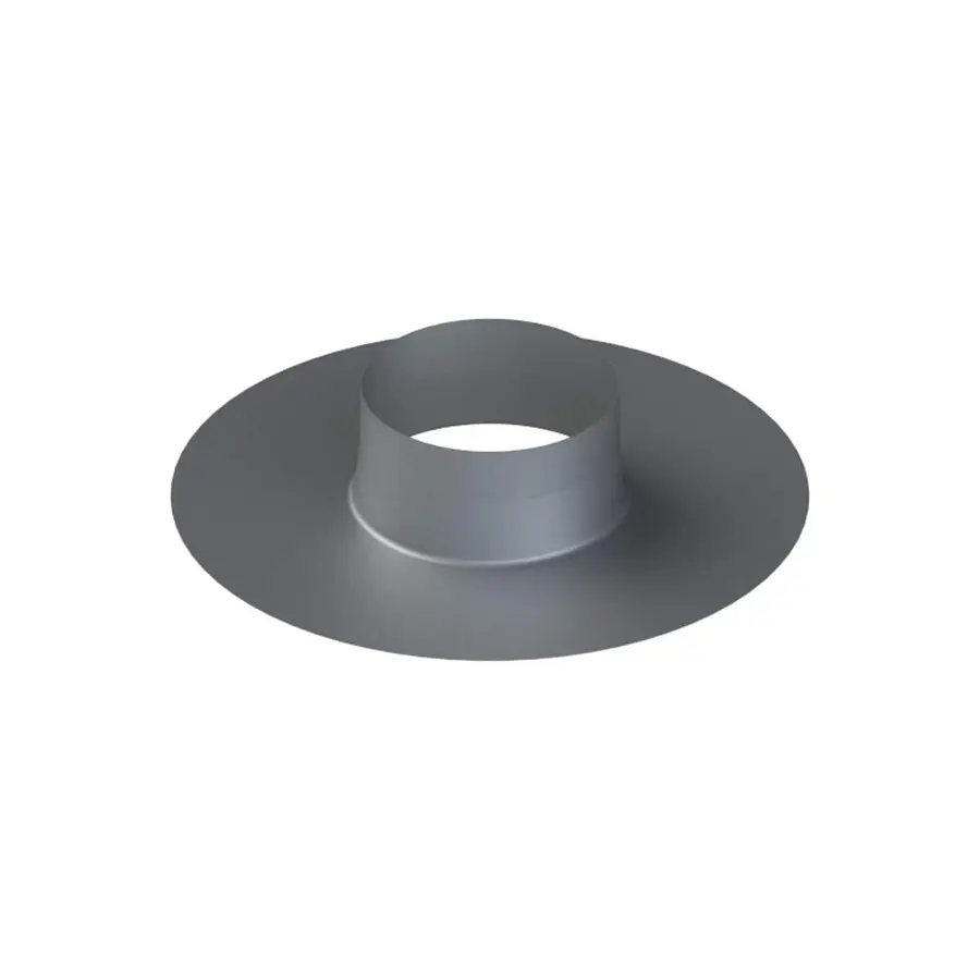 R-Vent spiro plakplaat 200 mm, h= 100 mm, aluminium