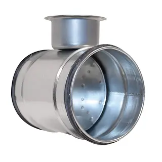 R-Vent spiro safe regelklep 80 mm, sendzimir verzinkt