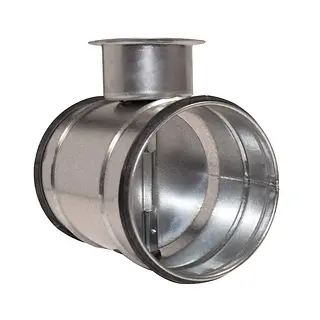 R-Vent spiro safe regelklep 630 mm, sendzimir verzinkt