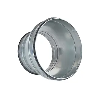 R-Vent spiro safe verloopstuk 600-355 mm, sendzimir verzinkt