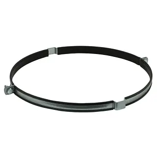 R-Vent spiro beugel 560 mm, met rubberen inlage, sendzimir verzinkt