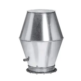 R-Vent spiro deflectorkap 1000 mm, sendzimir verzinkt