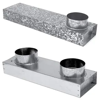 R-Vent spiro instort schuifstuk 70 x 170 x 240 mm, 1x flensbus 125-65