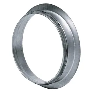 R-Vent spiro safe zadelstuk vlak 450 mm, sendzimir verzinkt