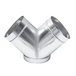 R-Vent spiro broekstuk 315-315 mm, 45°, sendzimir verzinkt