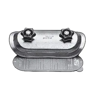 R-Vent spiro inspectiedeksel 125 mm, sendzimir verzinkt