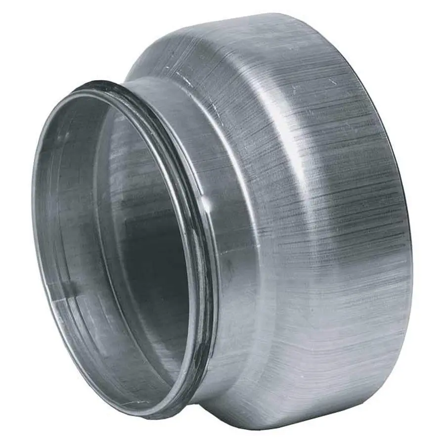 R-Vent spiro safe verloopstuk 355-250 mm, sendzimir verzinkt